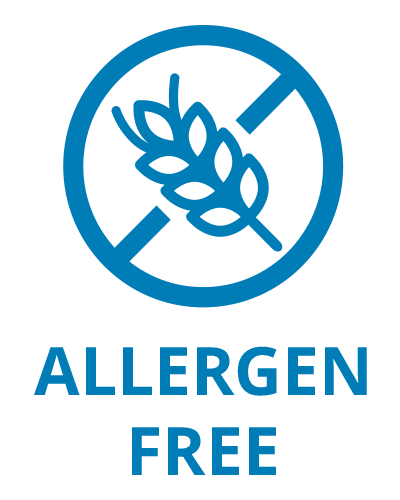 Picture of quality sign allergen-free