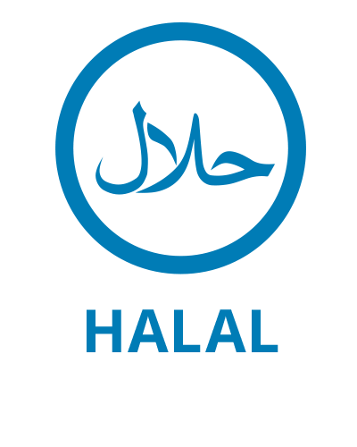 Picture of quality sign HALAL