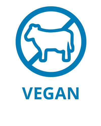Picture of quality sign suitable for vegans