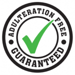 Logo of the adulteration-free guarantee
