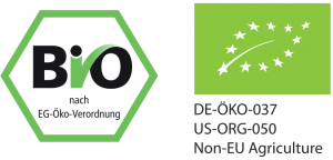 Organic logo of EU and US